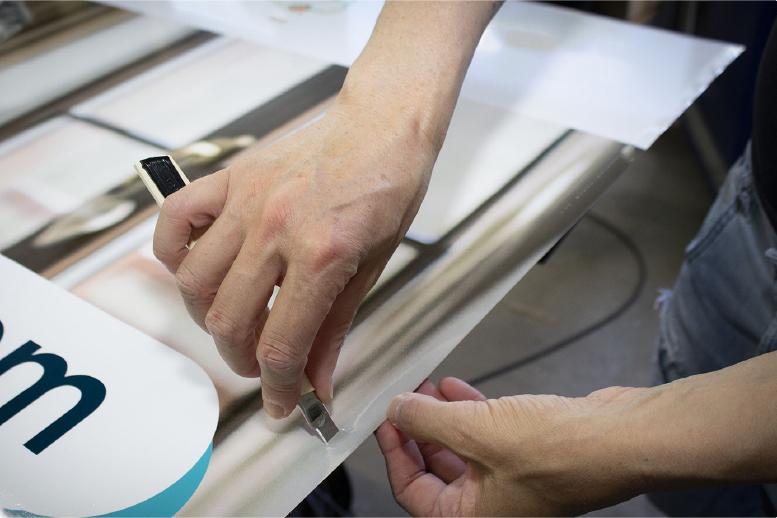 afwerking dibondpaneel door opticom